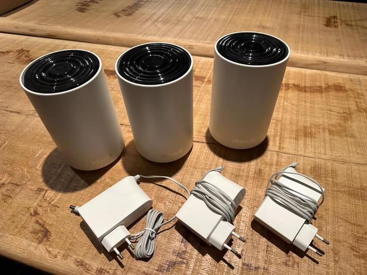 TP-Link Deco XE75 Pro 3-pack (twv 392 euro), Computers en Software, Routers en Modems, Zo goed als nieuw, Router, Ophalen of Verzenden