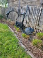 2 sculptures de jardin en fer, oiseaux, Jardin & Terrasse, Statues de jardin, Enlèvement