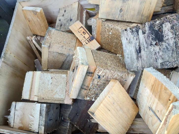 Blokjes hout en triplex, Diversen, Overige Diversen, Gebruikt, Ophalen