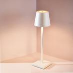 Oplaadbare tafellamp LED met touch dim warm wit licht, Verzenden, Nieuw, Metaal, Minder dan 50 cm