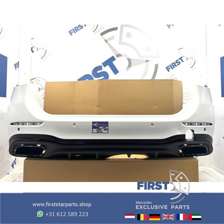 W206 ESTATE AMG BUMPER + DIFFUSER A2068850703 ACHTERBUMPER S, Auto-onderdelen, Carrosserie, Bumper, Mercedes-Benz, Achter, Gebruikt