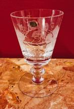Huwelijksglas, kelkglas, wijnglas van Val Saint Lambert., Verzamelen, Ophalen of Verzenden, Zo goed als nieuw, Overige typen