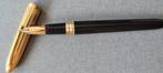 Sheaffer Crest vulpen 18K punt vergulde dop en in topstaat, Verzamelen, Pennenverzamelingen, Sheaffer, Verzenden, Met doosje, Zo goed als nieuw