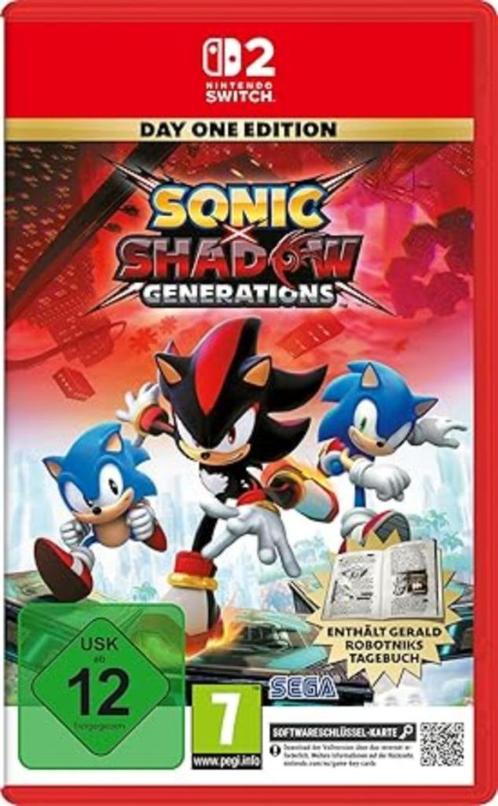 Sonic x Shadow Generations Switch 2 SNELLE GRATIS LEVERING, Games en Spelcomputers, Games | Nintendo Switch, Nieuw, Avontuur en Actie