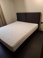 Luxueus dubbelbed, Huis en Inrichting, Ophalen, Bruin, Tweepersoons, Zo goed als nieuw