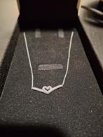 Halsketting Pandora - zilveren hartje, Handtassen en Accessoires, Ophalen, Nieuw, Zilver, Zilver