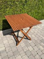 Opklapbaar tuintafeltje, Ophalen, Gebruikt, Vierkant, Hout