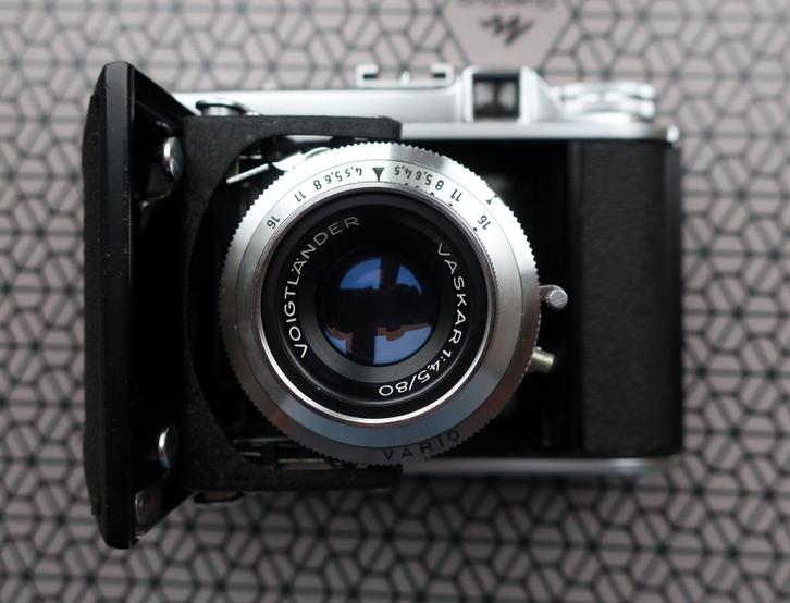 Voigtländer Perkeo I optisch en technisch in prima staat, Audio, Tv en Foto, Fotocamera's Analoog, Zo goed als nieuw, Ophalen of Verzenden