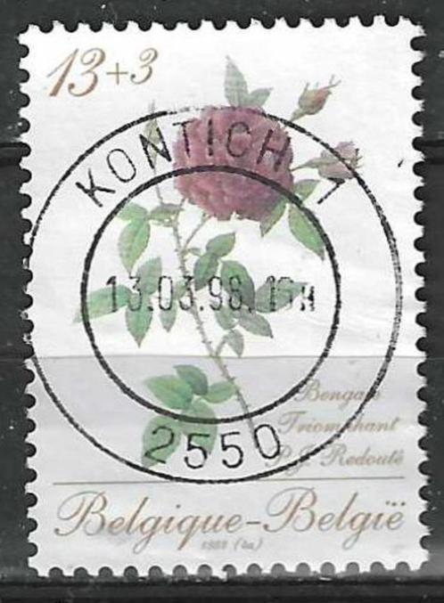Belgie 1988 - Yvert 2280 - Flora - Rozen. (ST), Timbres & Monnaies, Timbres | Europe | Belgique, Affranchi, Envoi