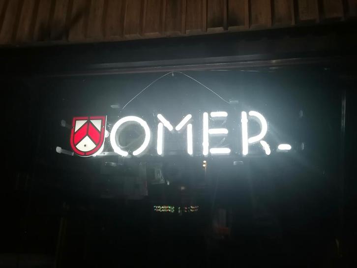 Neon licht Omer, zie omschrijving, Collections, Marques & Objets publicitaires, Enlèvement