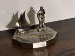 Metalen souvenir asbakje De Haan, (Le Coq), Ophalen