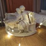 Ancien centre de table en biscuit glacé, Antiquités & Art, Enlèvement ou Envoi