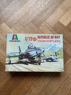 REPUBLIC RF-84F THUNDERFLASH - BELGISCHE LUCHTMACHT, Hobby en Vrije tijd, Modelbouw | Vliegtuigen en Helikopters, 1:72 tot 1:144