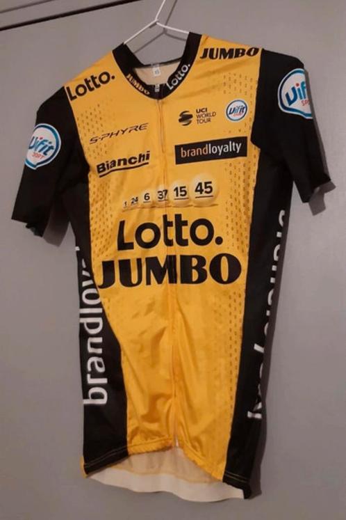 Lotto NL-Jumbo 2018 Neilson Powless worn USA cycling shirt, Sports & Fitness, Cyclisme, Utilisé, Vêtements