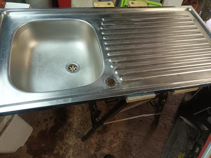 A vendre évier inox, Huis en Inrichting, Keuken | Keukenelementen, Ophalen