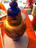 Murano blauwe grote vaas, Antiek en Kunst, Ophalen