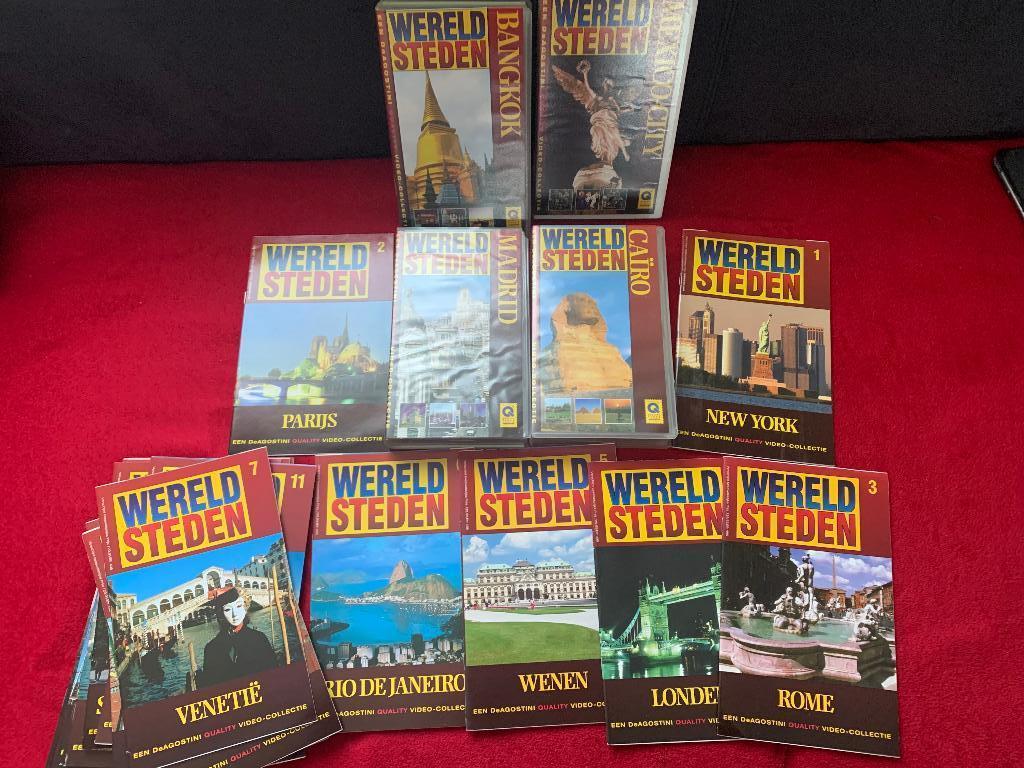 Videocassettes wereldsteden, Vanaf 6 jaar, Ophalen, Zo goed als nieuw, Documentaire