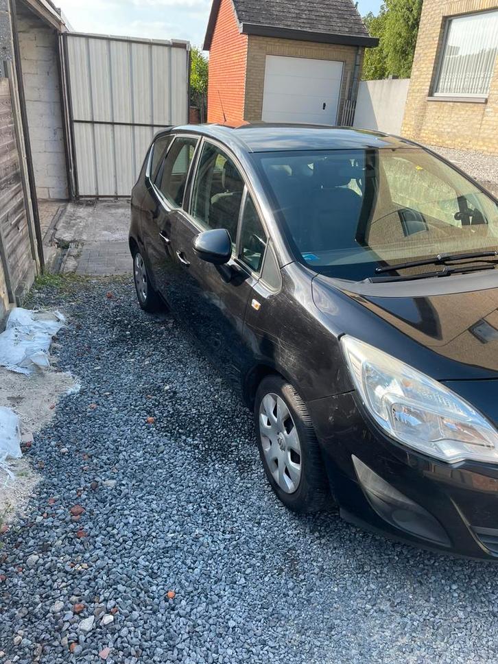 Opel Meriva 2012, Auto's, Opel, Particulier, Meriva, Benzine, Handgeschakeld, Zwart, Ophalen