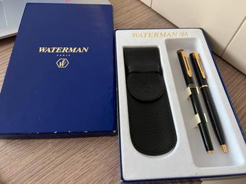 Waterman Koffertje Exclusive 18 K punt + branded balpen beschikbaar voor biedingen