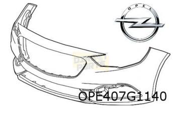 Opel Insignia B (6/17-) voorbumper (bij ParkAssist UFQ) (te  beschikbaar voor biedingen