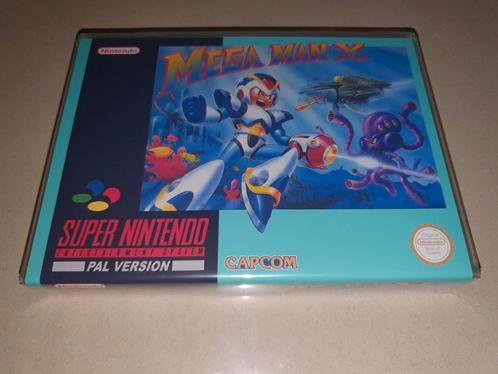 Mega Man X SNES Game Case, Games en Spelcomputers, Games | Nintendo Super NES, Zo goed als nieuw, Verzenden