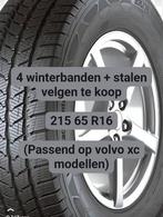 Winterbanden + velg 215 65 R16, Ophalen, 16 inch, Winterbanden, Band(en)