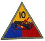 Patch de la 10e division blindée, Enlèvement ou Envoi