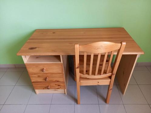 bureau en bois, Huis en Inrichting, Bureaus, Gebruikt, Bureau, Ophalen