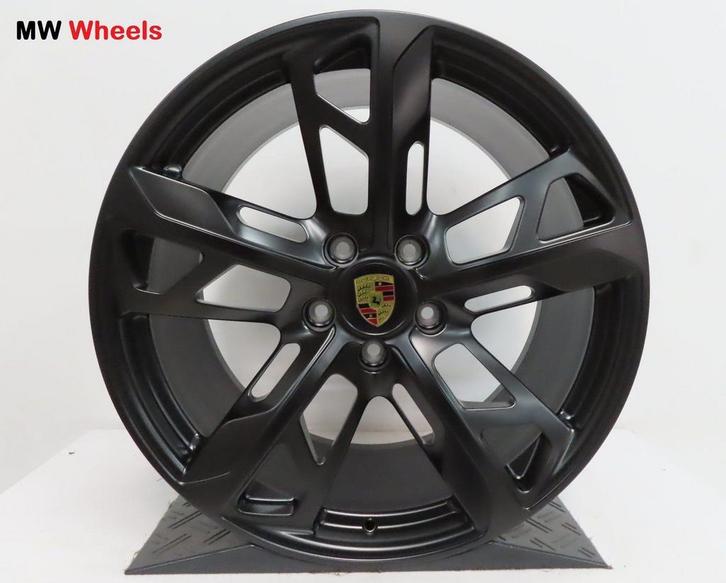 Porsche Taycan 21 inch Origineel velgen Cross Turismo satin, Auto-onderdelen, Banden en Velgen, Velg(en), 21 inch, Personenwagen