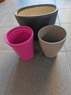 3x bloempotjes, Ophalen of Verzenden