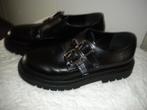 zwarte gesp schoenen, Vêtements | Hommes, Chaussures, Comme neuf, Enlèvement, Chaussures à boucles, Noir