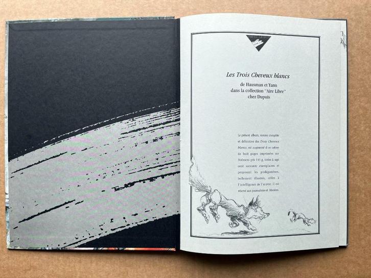 Les trois cheveux blancs-TL-PRESSE-Hausman-EO1993-Air Libre, Boeken, Stripverhalen, Verzenden