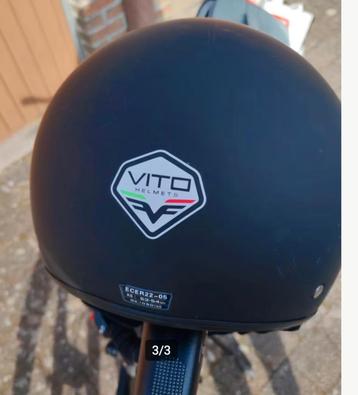 Motorhelm zwart Vito beschikbaar voor biedingen