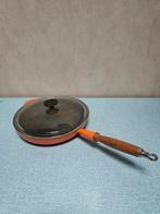 Le Creuset gietijzeren braadpan met deksel, Ophalen of Verzenden, Gebruikt, Gietijzer