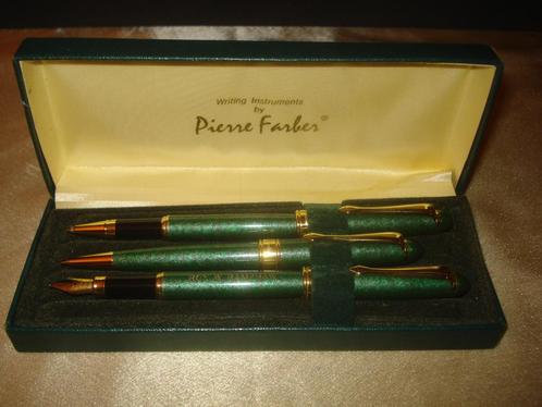 PIERRE FARBER Bel Ensemble Stylo-Plume, Stylo-Bille & Roller, Verzamelen, Pennenverzamelingen, Zo goed als nieuw, Vulpen, Overige merken