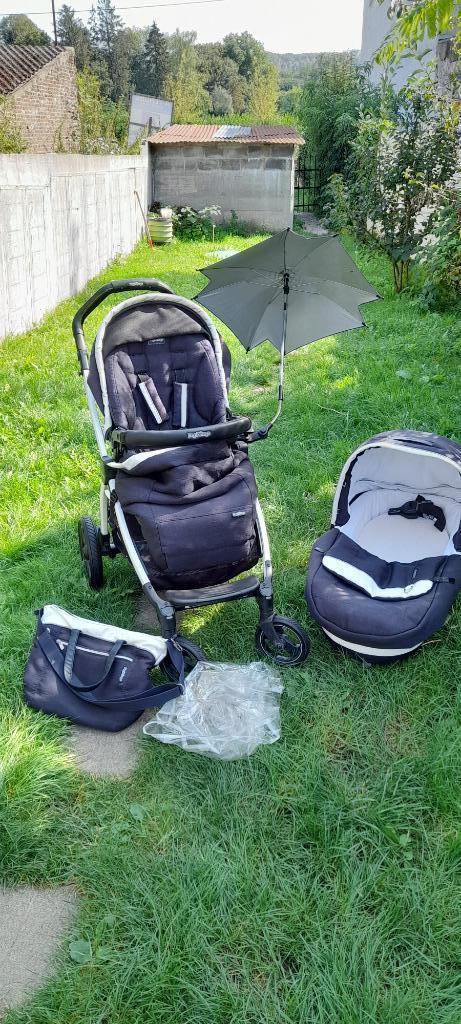 Poussette Peg Perego 3 en 1 (et accessoires), Enfants & Bébés, Poussettes & Combinaisons, Utilisé, Poussette, Autres marques, Avec siège auto