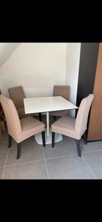 4 stoelen Ikea Henriksdal met hoesjes, Huis en Inrichting, Ophalen, Zo goed als nieuw