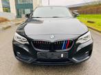 BMW 218d 2.0d 145ch 2015 euro6b boîte auto xénon jante 18, Android Auto, Carnet d'entretien, Noir, Automatique