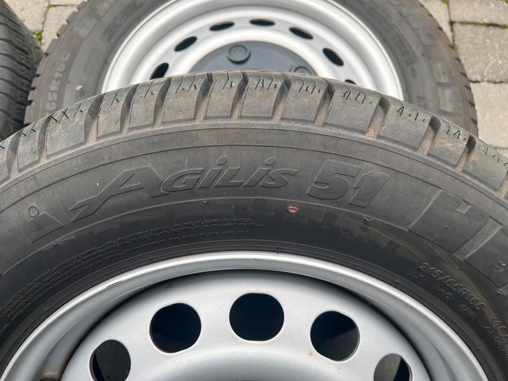 Stalen velgen met banden  jumpy, expert, scudo of vivaro., Auto-onderdelen, Banden en Velgen, Banden en Velgen, Zomerbanden, 16 inch