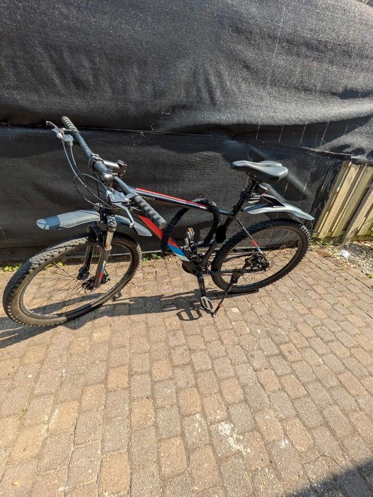 Mountainbike heren fiets, Fietsen en Brommers, Fietsen | Heren | Herenfietsen, Zo goed als nieuw, 49 tot 53 cm, Versnellingen