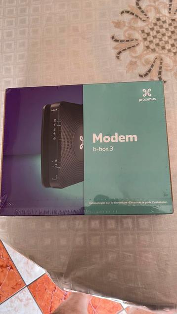 Modem b-box 3 neuve, Informatique & Logiciels, Enlèvement, Neuf, Routeur avec modem, Proximus