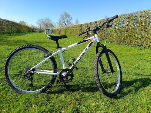 jongensfiets Decathlon Rockrider 24 inch, Fietsen en Brommers, Fietsen | Jongens, Gebruikt, 24 inch, Handrem, Versnellingen, Ophalen