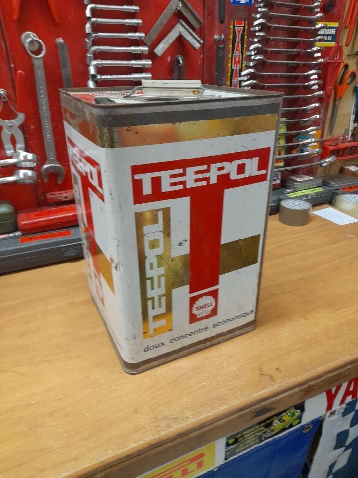 old shell teepol 20 liter lege container, Verzamelen, Merken en Reclamevoorwerpen, Gebruikt, Overige typen, Verzenden