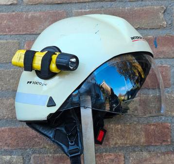 Brandweerhelm brandweer,  Casque pompier Interspiro  beschikbaar voor biedingen