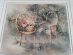 Gesigneerd lithografie Willem Haenraets Met Kader, Antiek en Kunst, Ophalen of Verzenden