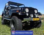 Jeep CJ-7 | 1977 | Route 66 Auctions, Auto's, Jeep, Zwart, Bedrijf, Handgeschakeld