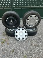 Velgen van 4 plaatstaal VW Polo Seat Ibiza Skoda Fabia 5/100, Auto diversen, Wieldoppen, Ophalen, Gebruikt