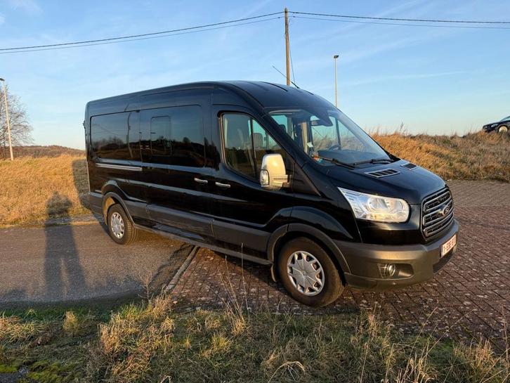 Ford transit 2,0 diesel camionnette 6 places 154000 km 2016, Autos, Camionnettes & Utilitaires, Particulier, ABS, Caméra de recul
