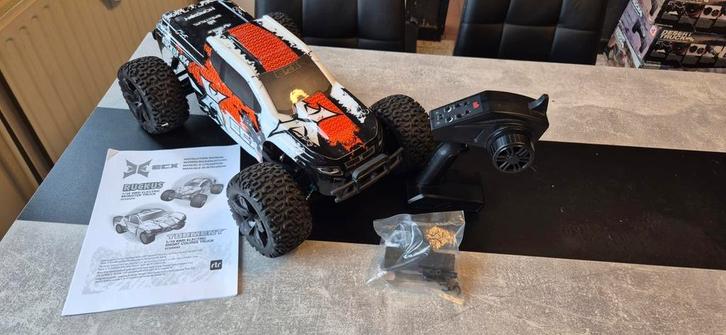 Ecx ruckus, Hobby en Vrije tijd, Modelbouw | Radiografisch | Auto's, Zo goed als nieuw, Auto offroad, Elektro, Schaal 1:10, RTR (Ready to Run)