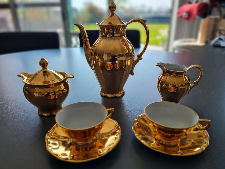 Vaisselle vintage en moka | Bareuther Bavaria, Antiquités & Art, Antiquités | Services (vaisselle) complet, Enlèvement